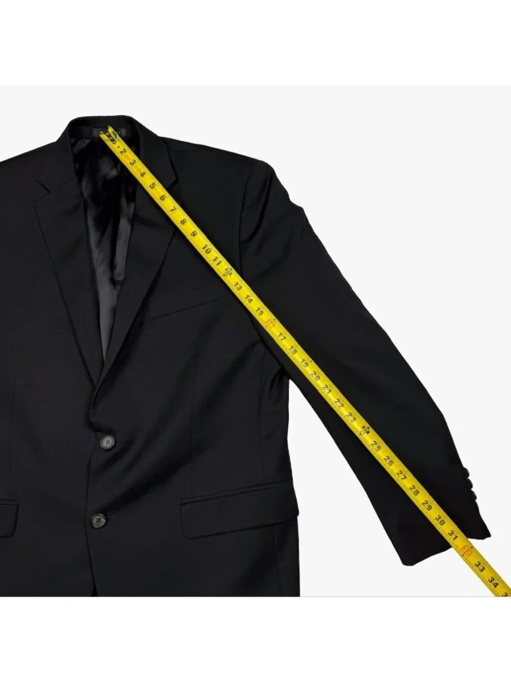 Lauren Ralph Lauren LRL Men’s 2-Button Blazer Jacket Black • 42R